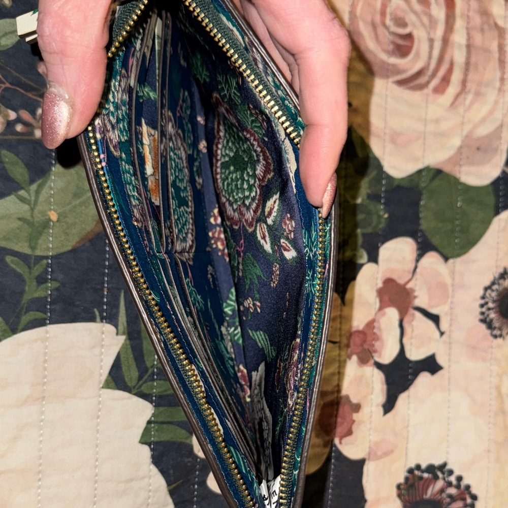 Tory Burch RARE Multicolor Floral Tote & Wallet Set - Picture 13 of 16